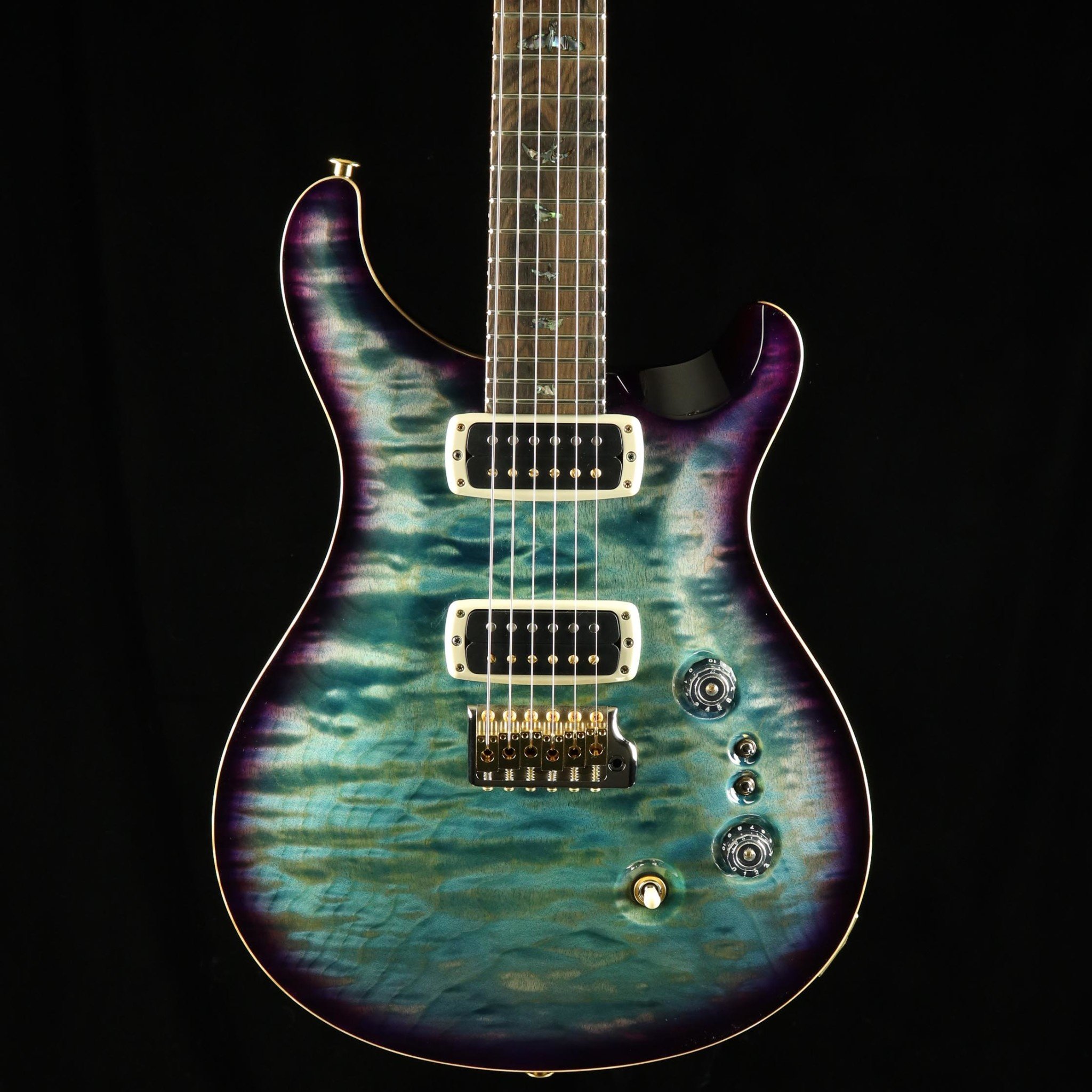 PRS Guitars PRS Wood Library Custom 24-08 Electric Guitar - Aquableaux Purple Burst