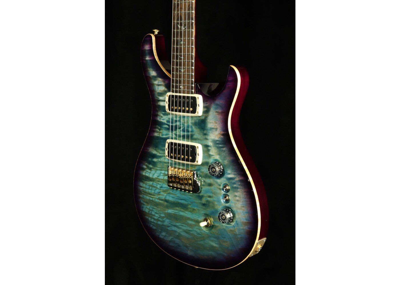 PRS Guitars PRS Wood Library Custom 24-08 Electric Guitar - Aquableaux Purple Burst