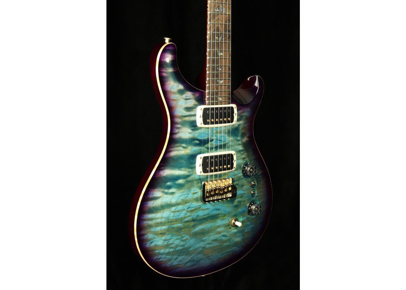 PRS Guitars PRS Wood Library Custom 24-08 Electric Guitar - Aquableaux Purple Burst