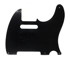 MannMade USA MannMade USA Fender Telecaster Pickguard - 5 Hole, 1 Ply - Black