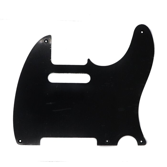 MannMade USA MannMade USA Fender Telecaster Pickguard - 5 Hole, 1 Ply - Black