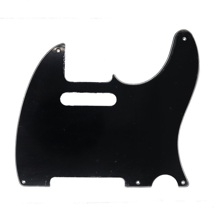 MannMade USA MannMade USA Fender Telecaster Pickguard - 5 Hole , 3 Ply - Black/White/Black