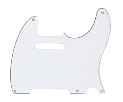 MannMade USA MannMade USA Fender Telecaster Pickguard - 5 Hole, 3 Ply - White/Black/White