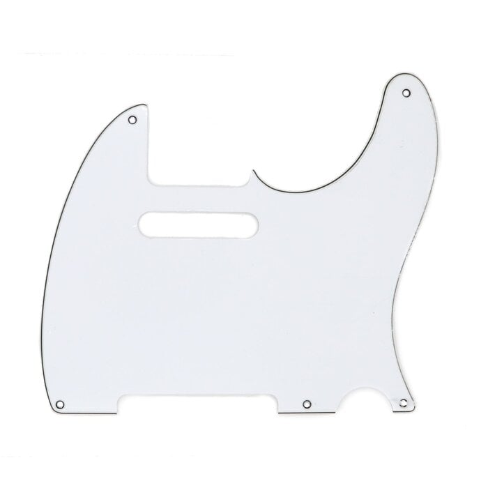 MannMade USA MannMade USA Fender Telecaster Pickguard - 5 Hole, 3 Ply - White/Black/White