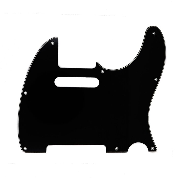 MannMade USA MannMade USA Fender Telecaster Pickguard - 8 Hole, 3 Ply - Black/White/Black