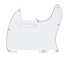 MannMade USA MannMade USA Fender Telecaster Pickguard - 8 Hole, 3 Ply - White/Black/White