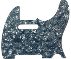 MannMade USA MannMade USA Fender Telecaster Pickguard - 8 Hole, 4 Ply - Black Pearl/Black/White/Black