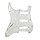 MannMade USA Fender Stratocaster Pickguard - Lefty, 11 Hole, 4 ply - White Pearl/White/Black/White