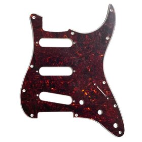 Allparts All Parts PG-0552 11-hole Pickguard for Stratocaster - Tortoise 3-Ply - T/W/B