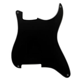 Allparts All Parts PG-0992 Pickguard Blank for Stratocaster - Black - 3 Ply - B/W/B