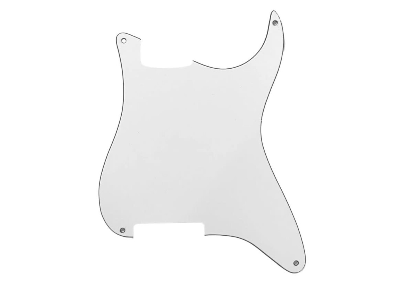 Allparts All Parts PG-0992 Pickguard Blank for Stratocaster - White