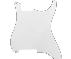 Allparts All Parts PG-0992 Pickguard Blank for Stratocaster - White