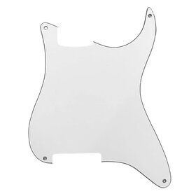 Allparts All Parts PG-0992 Pickguard Blank for Stratocaster - White