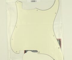 WD Music WD Music Blank pickguard for Strat, Parchment 3-ply