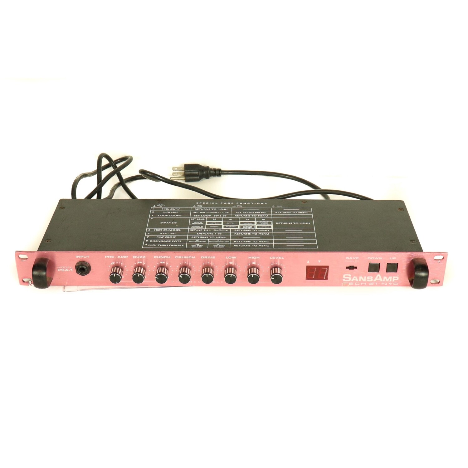 ギター Tech21 SansAmp PSA-1 Tech 21 Limited Edition Sansamp PSA-1 - John Mann's Guitar Vault