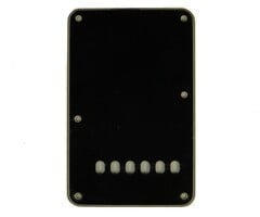 MannMade USA MannMade USA Fender® Stratocaster® Tremolo Backplate - Black/White/Black