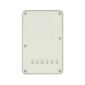 MannMade USA MannMade USA Fender® Stratocaster® Tremolo Backplate - White/Black/White