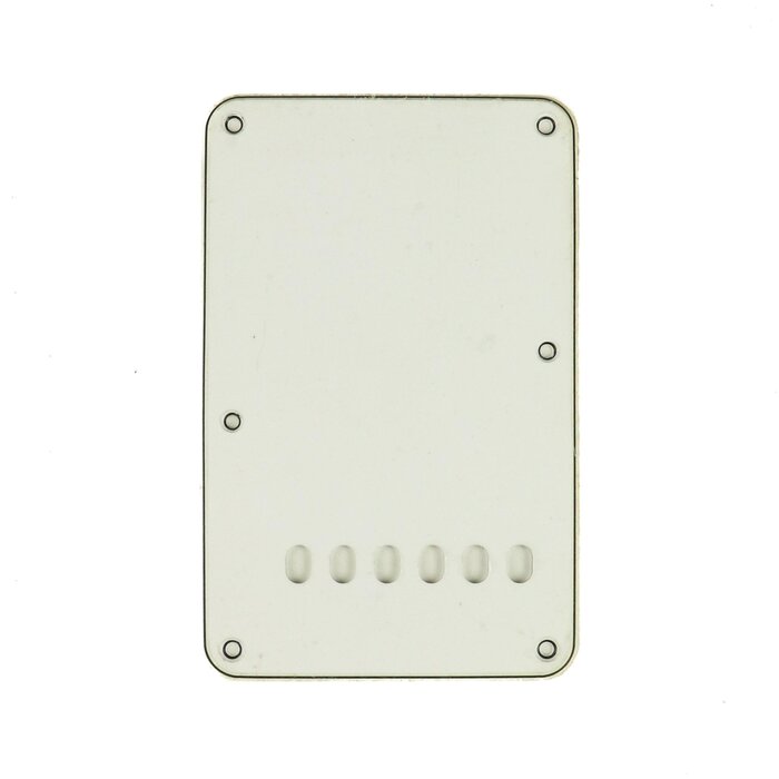MannMade USA MannMade USA Fender® Stratocaster® Tremolo Backplate - White/Black/White