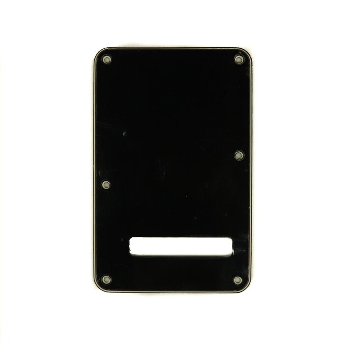 MannMade USA MannMade USA Fender® Stratocaster® Tremolo Backplate -Black/White/Black