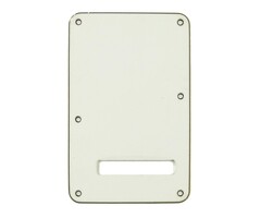 MannMade USA MannMade USA Fender® Stratocaster® Tremolo Backplate - White/Black/White