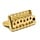 MannMade USA Tremolo Bridge - Gold/Polished Saddles - fits PRS style guitars