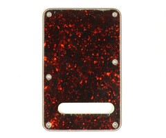MannMade USA MannMade USA Fender® Stratocaster® Tremolo Backplate - Oval Slot - Tortoise/White/Black/White
