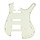 MannMade USA Parker S/S/H Nitefly Pickguard - 3 ply - White/Black/White