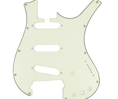MannMade USA MannMade USA Parker S/S/S Nitefly Pickguard - 3 ply - White/Black/White