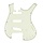 MannMade USA Parker S/S/S Nitefly Pickguard - 3 ply - White/Black/White