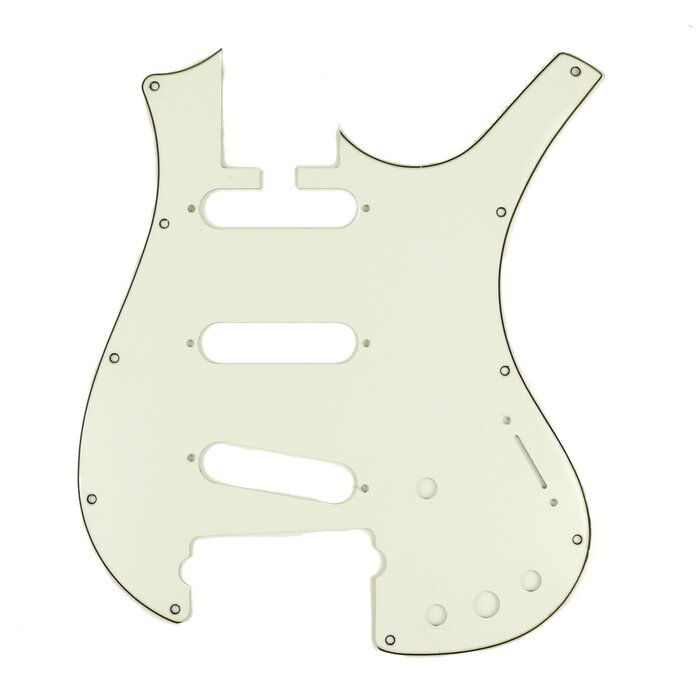 MannMade USA MannMade USA Parker S/S/S Nitefly Pickguard - 3 ply - White/Black/White