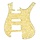 MannMade USA Parker S/S/H Nitefly Pickguard - 4 ply - Aged White Pearl/White/Black/White