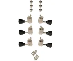 PRS Guitars PRS SE Vintage Style Tuner, Chrome w/Black Tulip - Set of 6