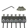 Graph Tech Graph Tech PN-8220-00 Ghost Loaded Saddles (set of 6) for PRS Style Trem