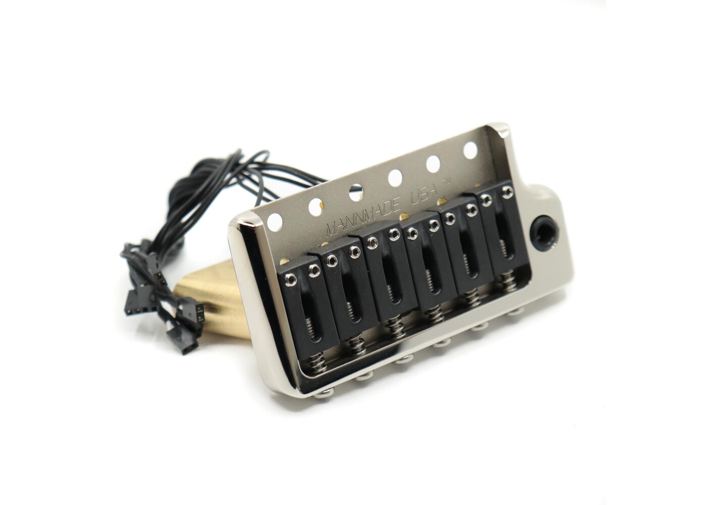 MannMade USA MannMade USA Tremolo Bridge - Piezo - Nickel - fits PRS style guitars
