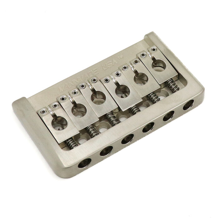 MannMade USA MannMade USA Hardtail Bridge - Nickel Satin - fits PRS 277 - Holcomb style guitars