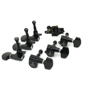 Schaller Schaller M6  Locking Tuner Set - Black