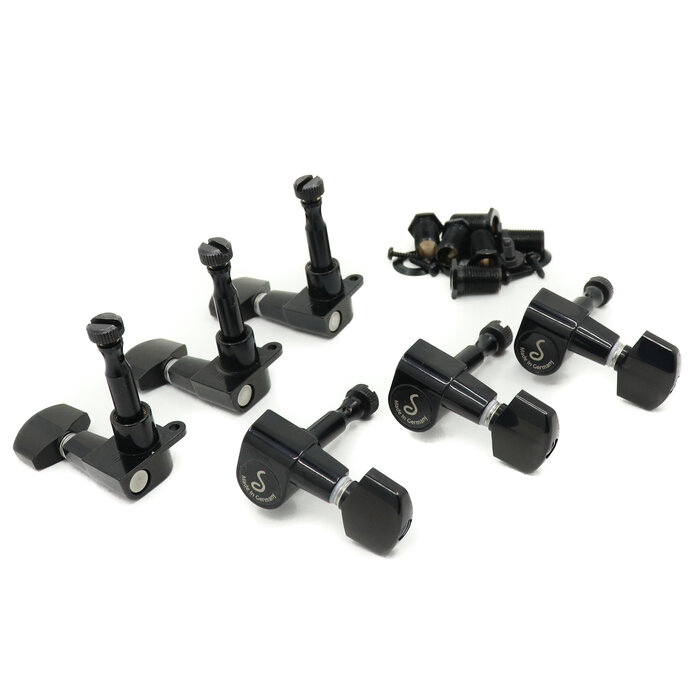 Schaller Schaller M6 Mini Locking Tuner Set - Black