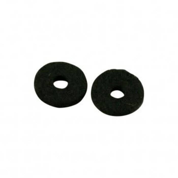 WD Music WD Strap Button Felt Cushion - Black - Set of 2