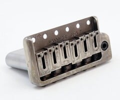 MannMade USA MannMade USA Tremolo Bridge - Nickel Relic - fits modern Strat style guitars