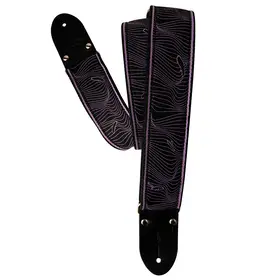 PRS Guitars PRS 2" Deluxe Retro Strap, Custom Jacquard, Pulsar Birds - Violet