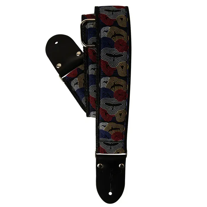 PRS Guitars PRS 2" Deluxe Retro Strap, Custom Jacquard, Sonar Birds - Multi-Color