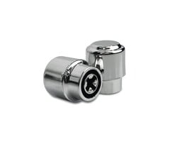 Allparts Vintage Style Tele Switch Tip, Chrome - Set of 2