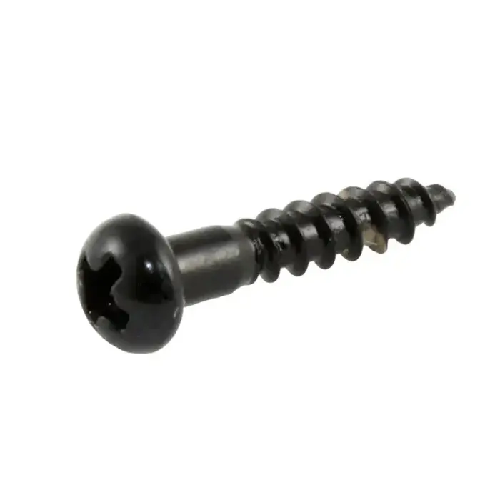 Allparts Tuning Key Mounting Screws - Long - Black - Set of 6