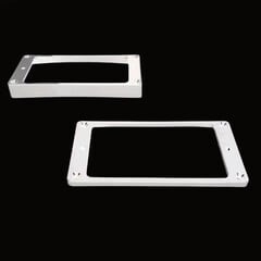 Allparts AllParts PC-0743 Slanted Humbucking Pickup Ring Set - (2) - White