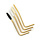 MannMade USA "Gilmour" PUSH-IN Tremolo Arm - Gold - Metric