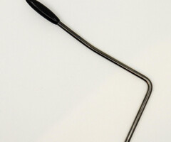 MannMade USA MannMade USA "Hi-Rise" Tremolo Bridge Arm - Left Hand - Black Nickel - Metric