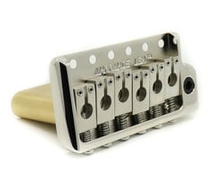 MannMade USA MannMade USA Tremolo Bridge - Nickel/Tumbled  Saddles - fits PRS style guitars