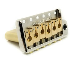 MannMade USA MannMade USA Tremolo Bridge - Nickel Hybrid/Tumbled Saddles  - fits PRS style guitars