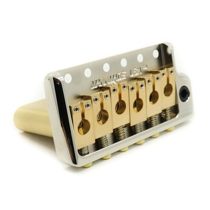 MannMade USA MannMade USA Tremolo Bridge - Nickel Hybrid/Tumbled Saddles  - fits PRS style guitars