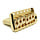 MannMade USA Tremolo Bridge - Gold/Tumbled Saddles - fits PRS style guitars
